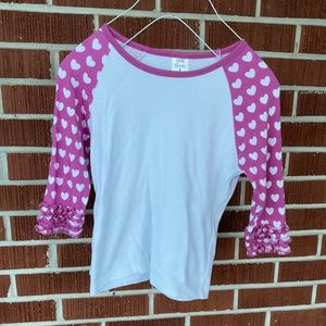 ARB Blanks Valentine shirt girl size 8, looks to run smaller